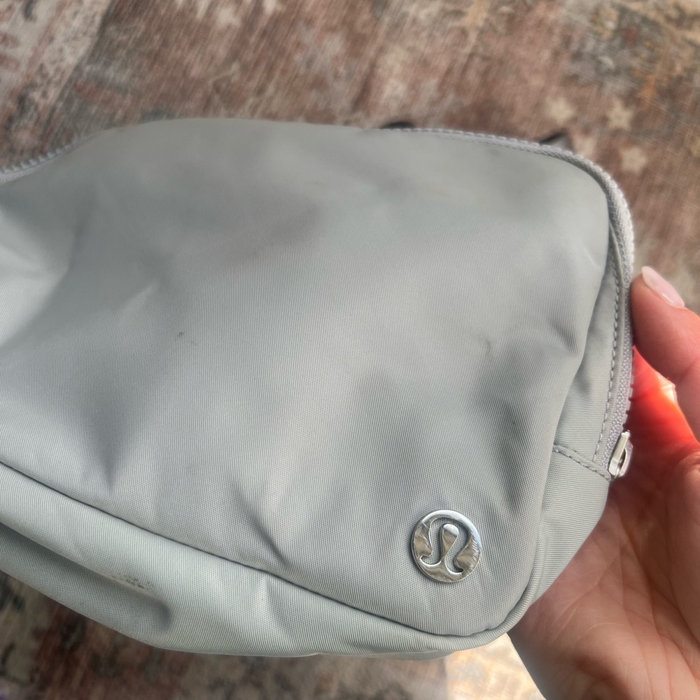 Lululemon Light Gray Pouch